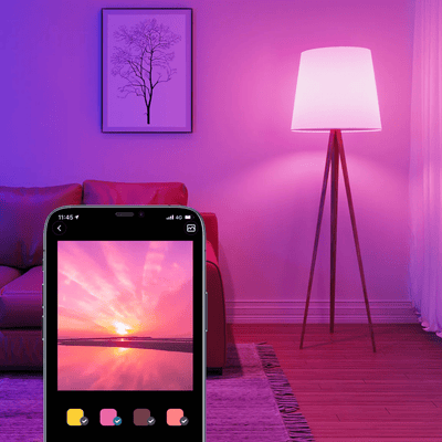 Pack Alexa Echo Pop Negro + Ampolleta Inteligente Govee RGBWW - Bestmart