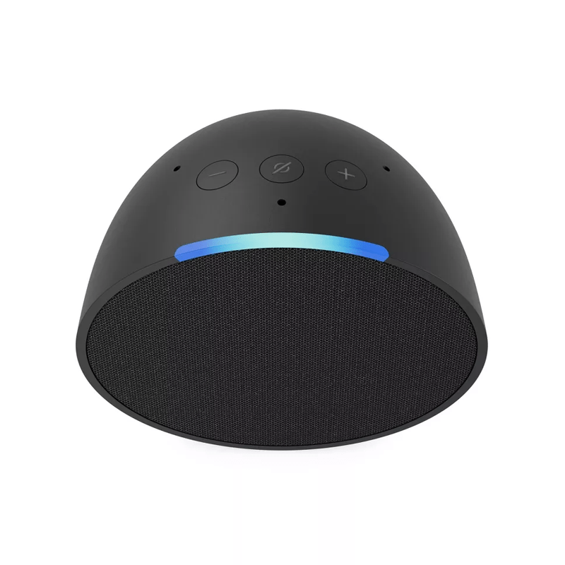 Pack Amazon Echo Pop - Negro + Ampolleta LED Inteligente RGB - Bestmart