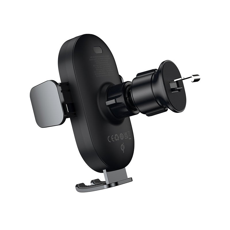 Pack Cargador Doble Rápido de Auto Baseus 40W + Soporte Auto con Cargador Inductivo 15W - Bestmart