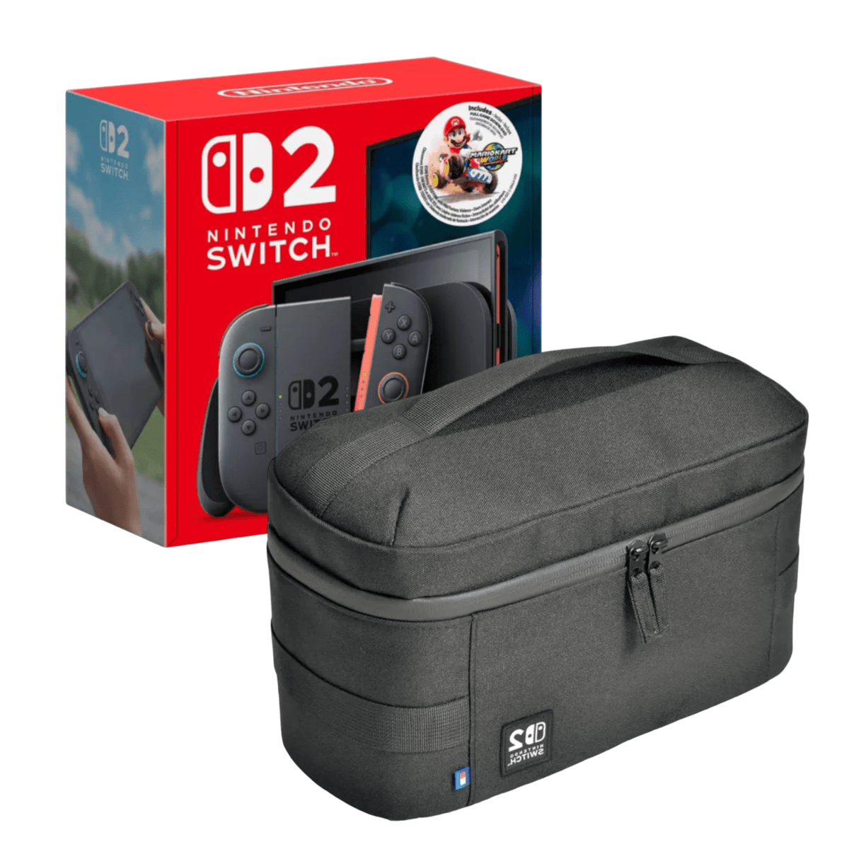 Pack consola Nintendo Switch 2 Bundle Mario Kart World + Estuche Compacto - Bestmart