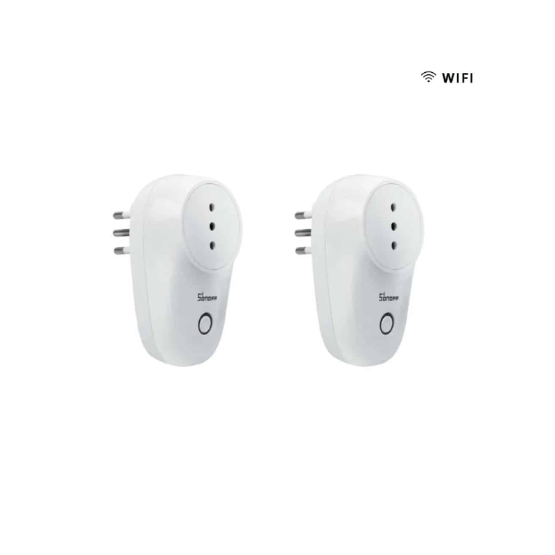 Pack de 2 Enchufes inteligentes Wifi Sonoff S26 - Bestmart