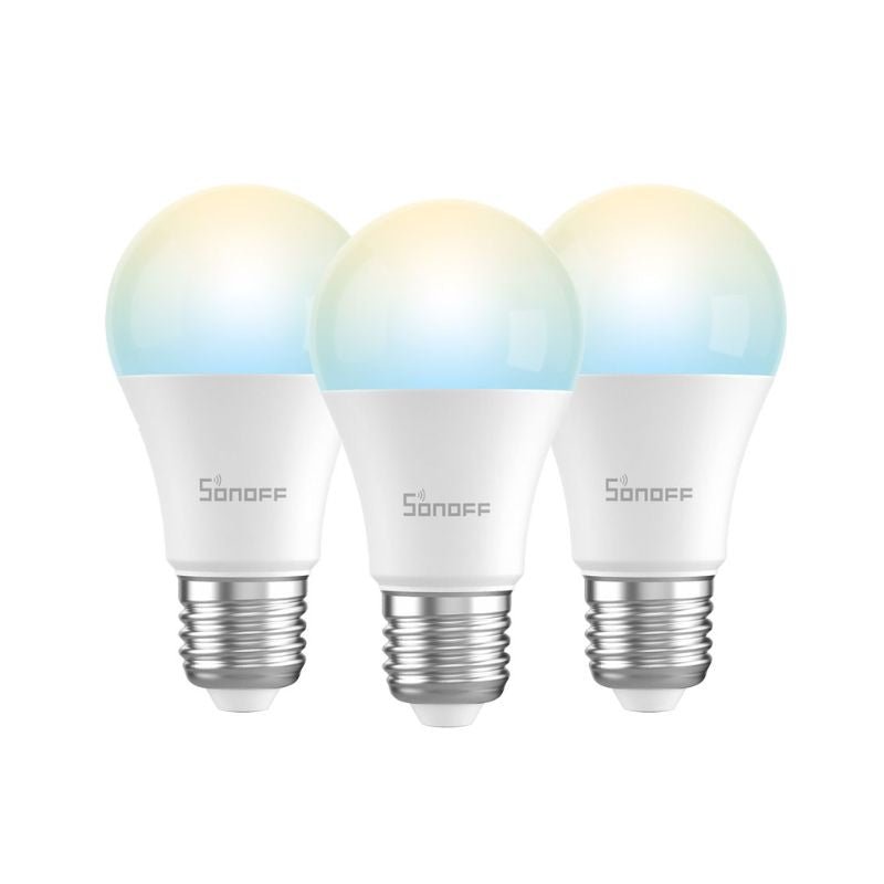 Pack de 3 Ampolletas LED con WiFi - Sonoff - Calida/Fria - Bestmart
