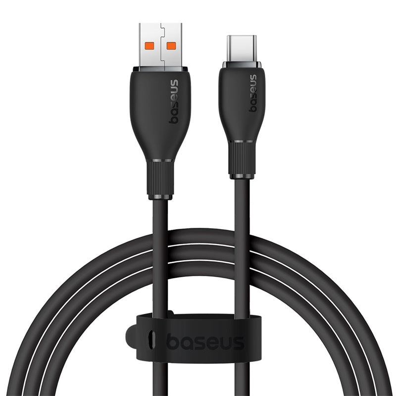 Pack de Cables Baseus USB a Tipo - C 100W - 1,2 Metros - Series Pudding - Blanco Y Negro - Bestmart