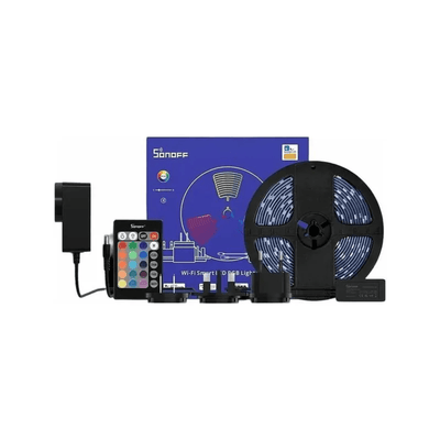 Pack Echo Pop - Negro + TIRA LED WIFI RGB - 5 metros - Bestmart