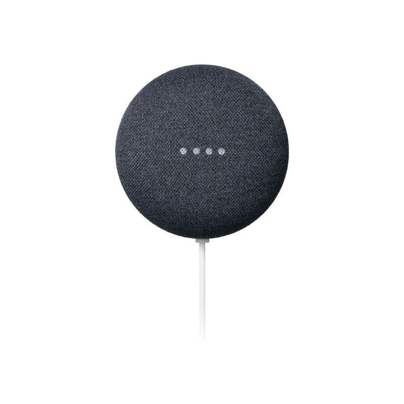 Pack Google Nest Mini (2da Gen.) - Negro + Ampolleta LED Inteligente RGB - Bestmart