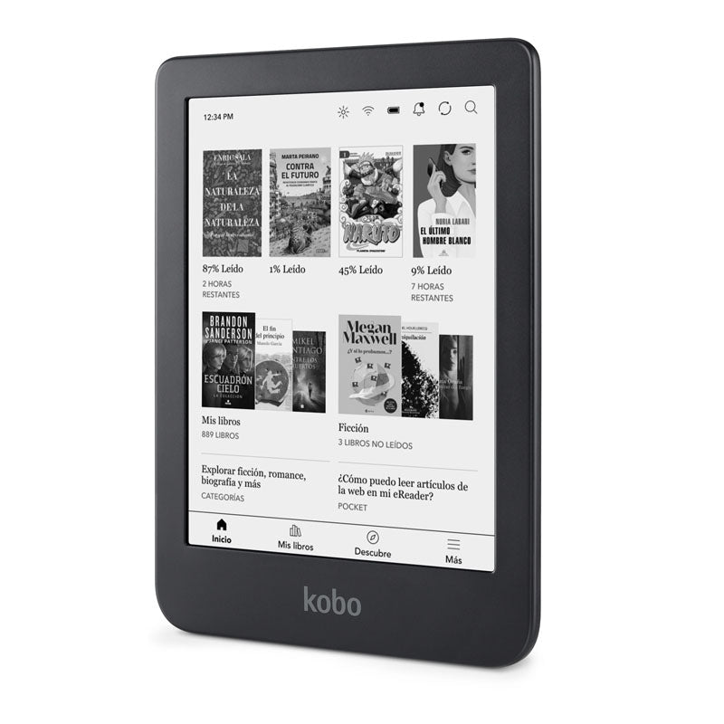Pack Kobo Clara 2E eReader HD - Azul + Funda Basic SleepCover - Azul - Bestmart
