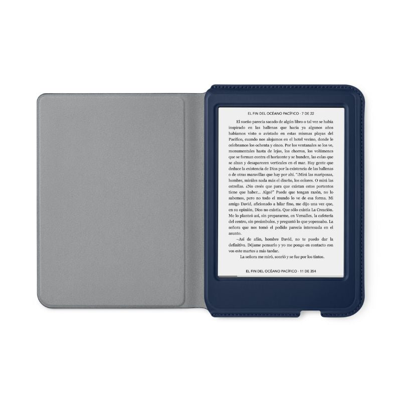 Pack Kobo Clara 2E eReader HD - Azul + Funda Basic SleepCover - Azul - Bestmart