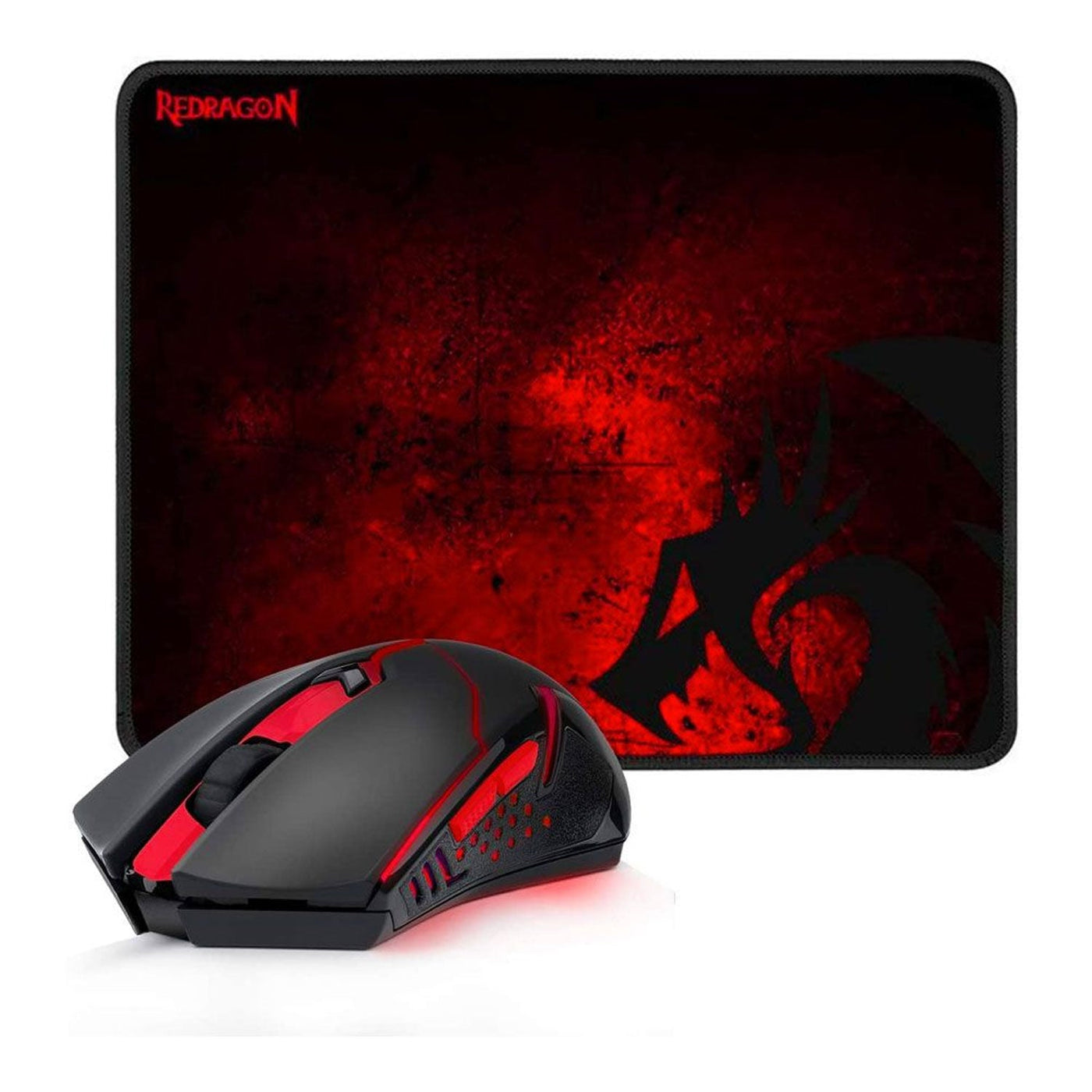 Pack Mouse Gamer + Pad Pro Redragon M601WL-BA