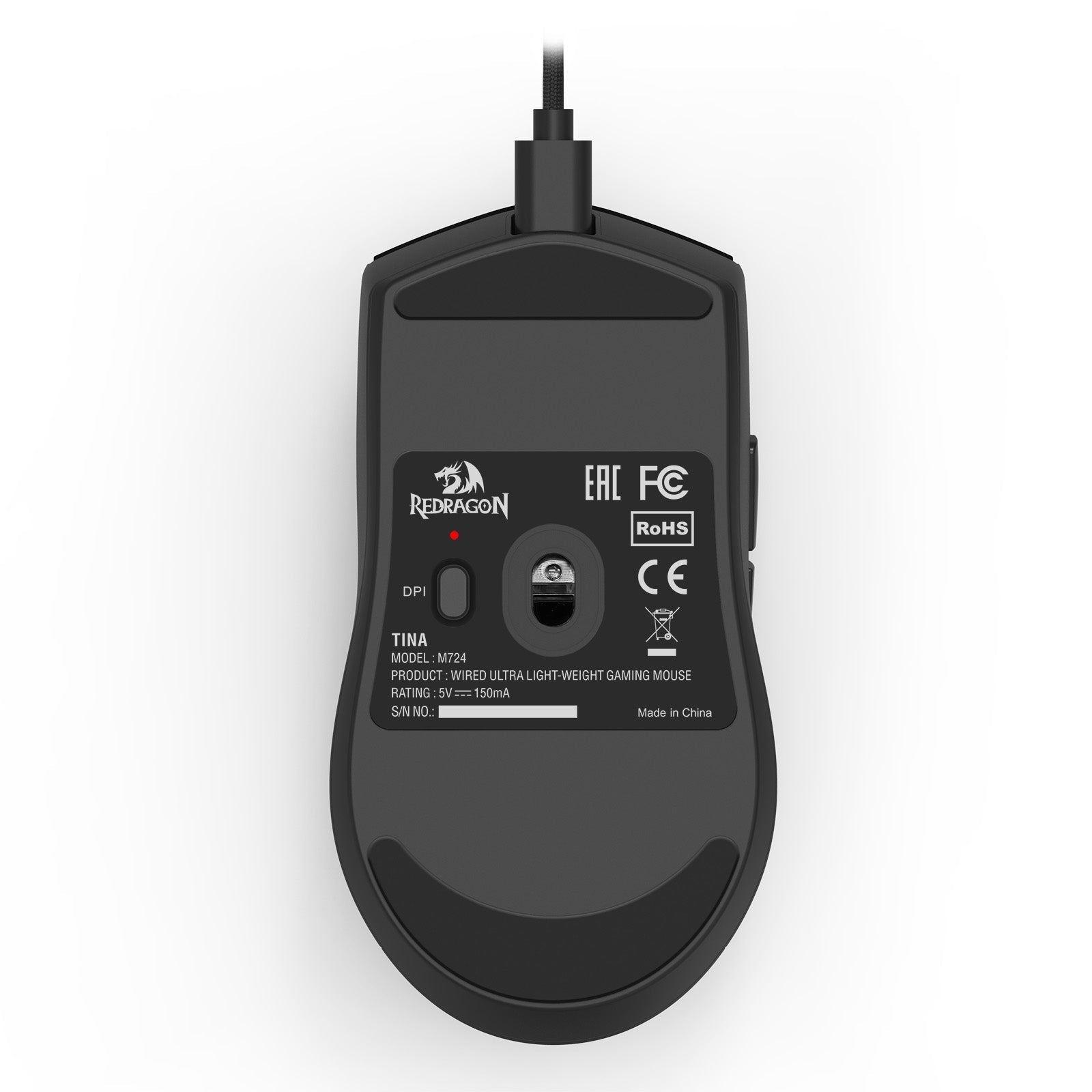 Pack Mouse Redragon King M724 + MousePad Flick M - Bestmart