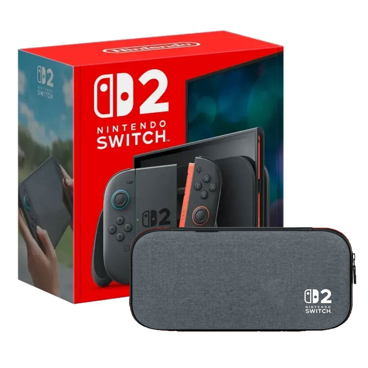 Pack Nintendo Switch 2 con Estuche PowerA Dark Gris Oscuro - Bestmart