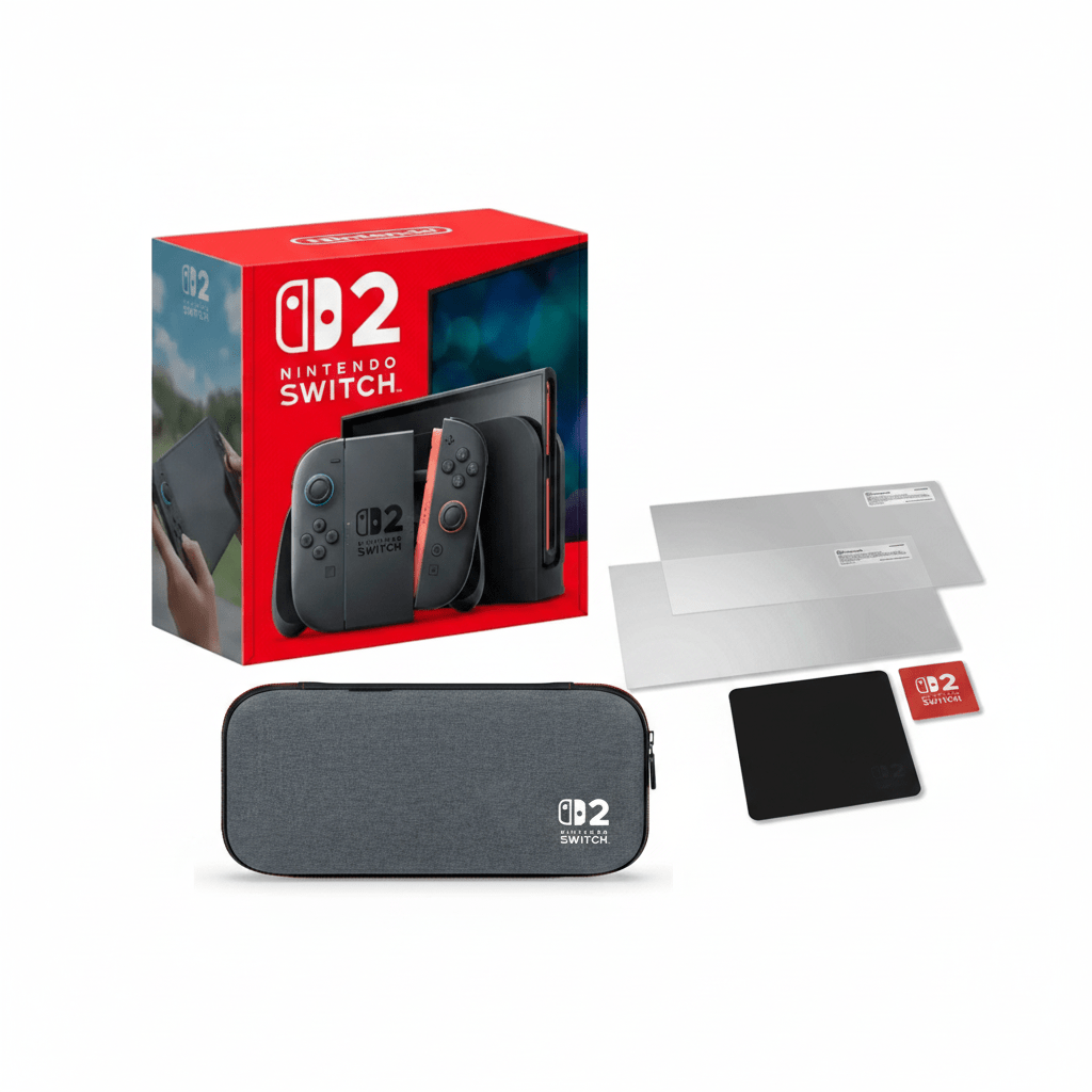 Pack Nintendo Switch 2 con Estuche y Protectores PowerA - Bestmart