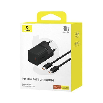 Pack Power Bank Baseus Star Lord 30000mAh 22.5W + Cargador Baseus GaN5 30W USB - C - Bestmart