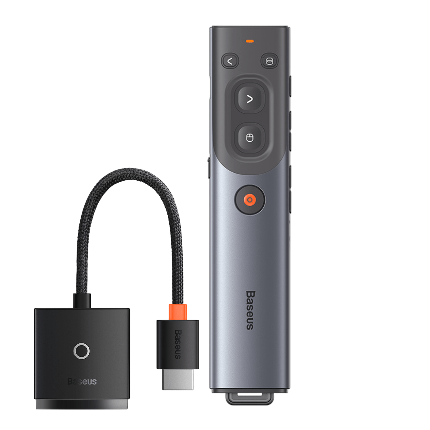 Pack presentador Inalámbrico Baseus Orange Dot + Adaptador HDMI a VGA - Bestmart