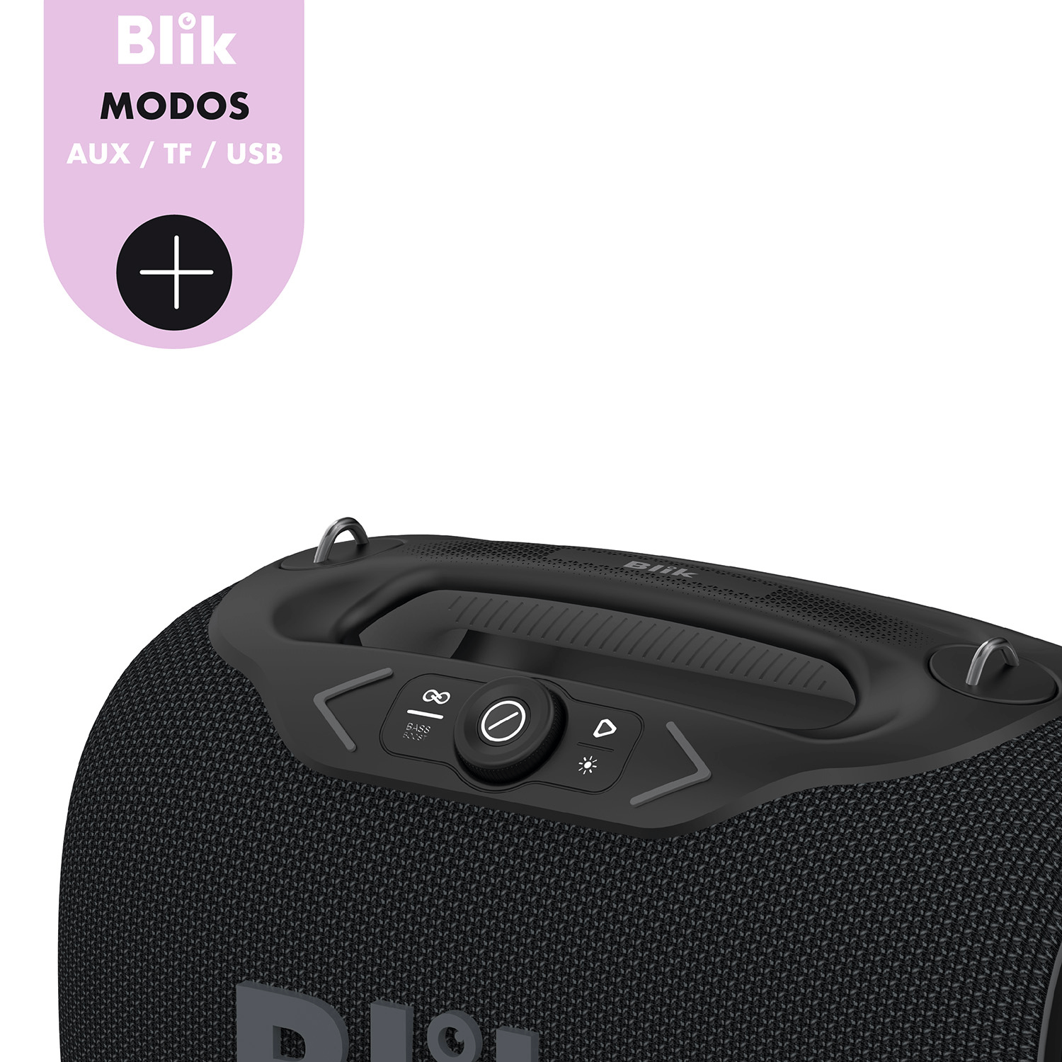 Parlante Bluetooth Blik Partybass120 - Negro - Bestmart