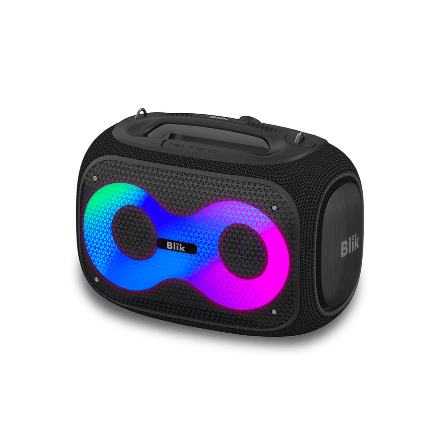 Parlante Bluetooth Blik Partybass120 - Negro - Bestmart
