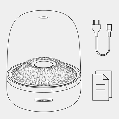 Parlante Bluetooth Harman Kardon Aura Studio 4 - Negro - Bestmart