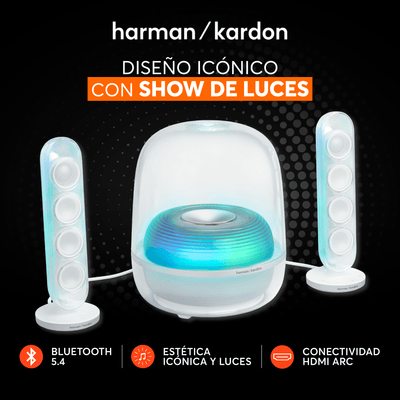 Parlante Bluetooth Harman Kardon SoundSticks 5 - Blanco - Bestmart