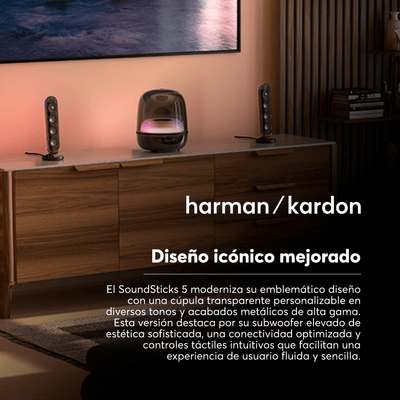 Parlante Bluetooth Harman Kardon SoundSticks 5 - Blanco - Bestmart