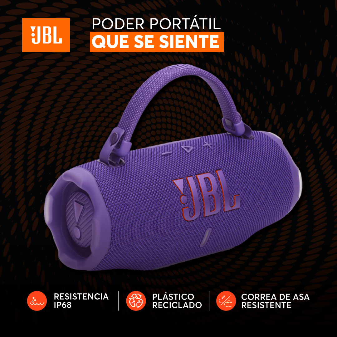 Parlante Bluetooth JBL Charge 6 Purpura - Bestmart