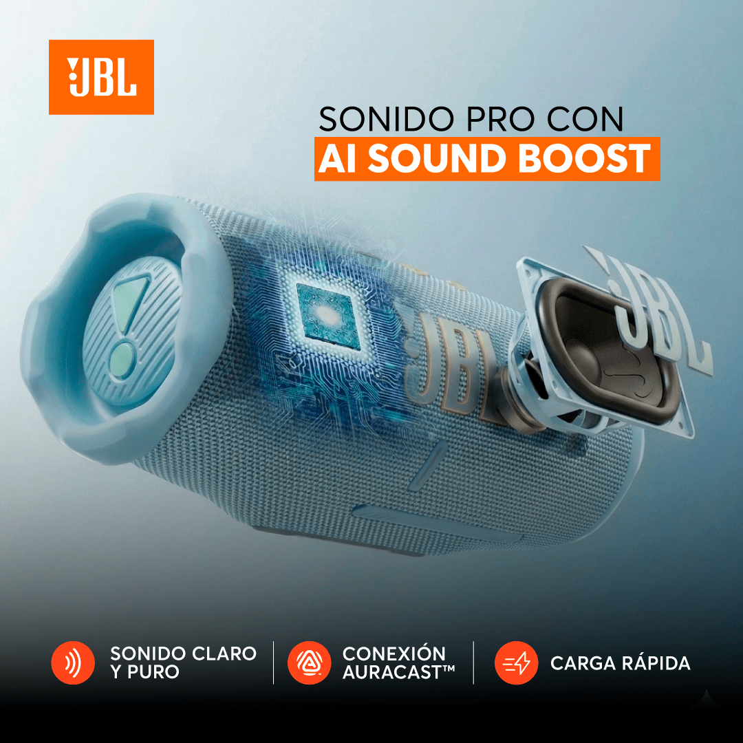 Parlante Bluetooth JBL Charge 6 - Turquesa - Bestmart
