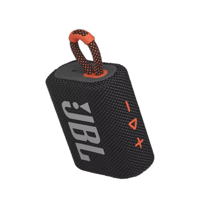 Parlante Bluetooth JBL GO 3 - Negro con Naranjo - Bestmart