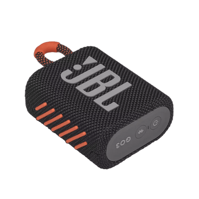 Parlante Bluetooth JBL GO 3 - Negro con Naranjo - Bestmart