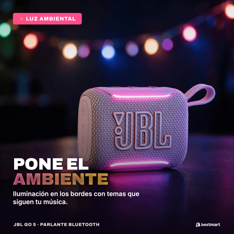 Parlante Bluetooth JBL Go 5 Blanco - Bestmart