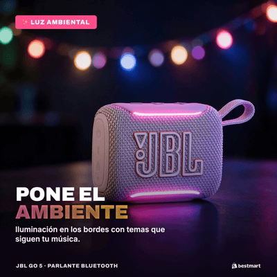 Parlante Bluetooth JBL Go 5 Blanco - Bestmart