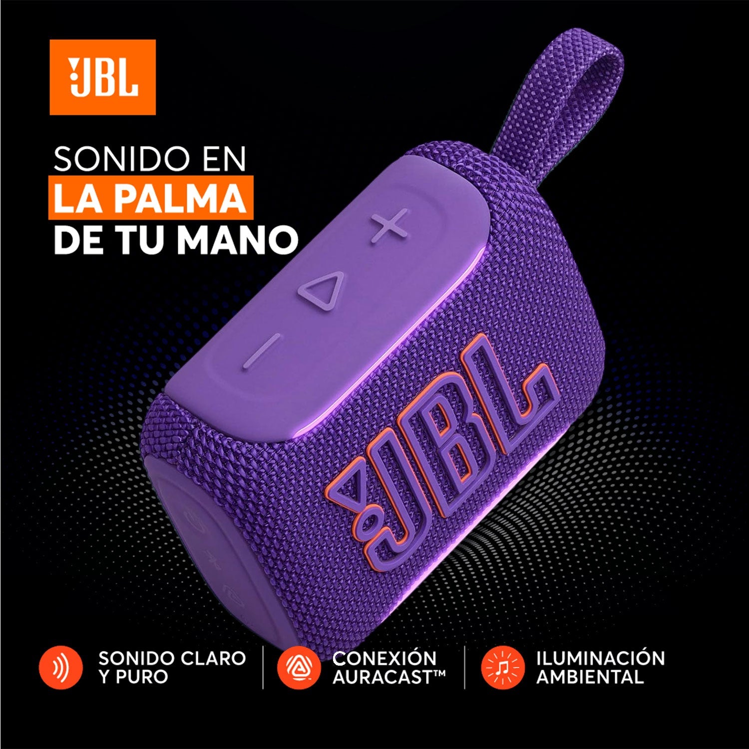 Parlante Bluetooth JBL Go 5 - Púrpura - Bestmart