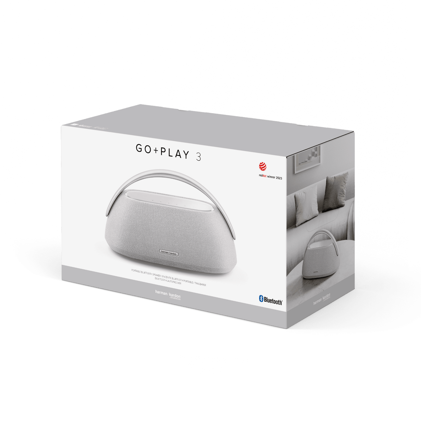 Parlante Inalambrico Harman Kardon GO + PLAY 3 Gris