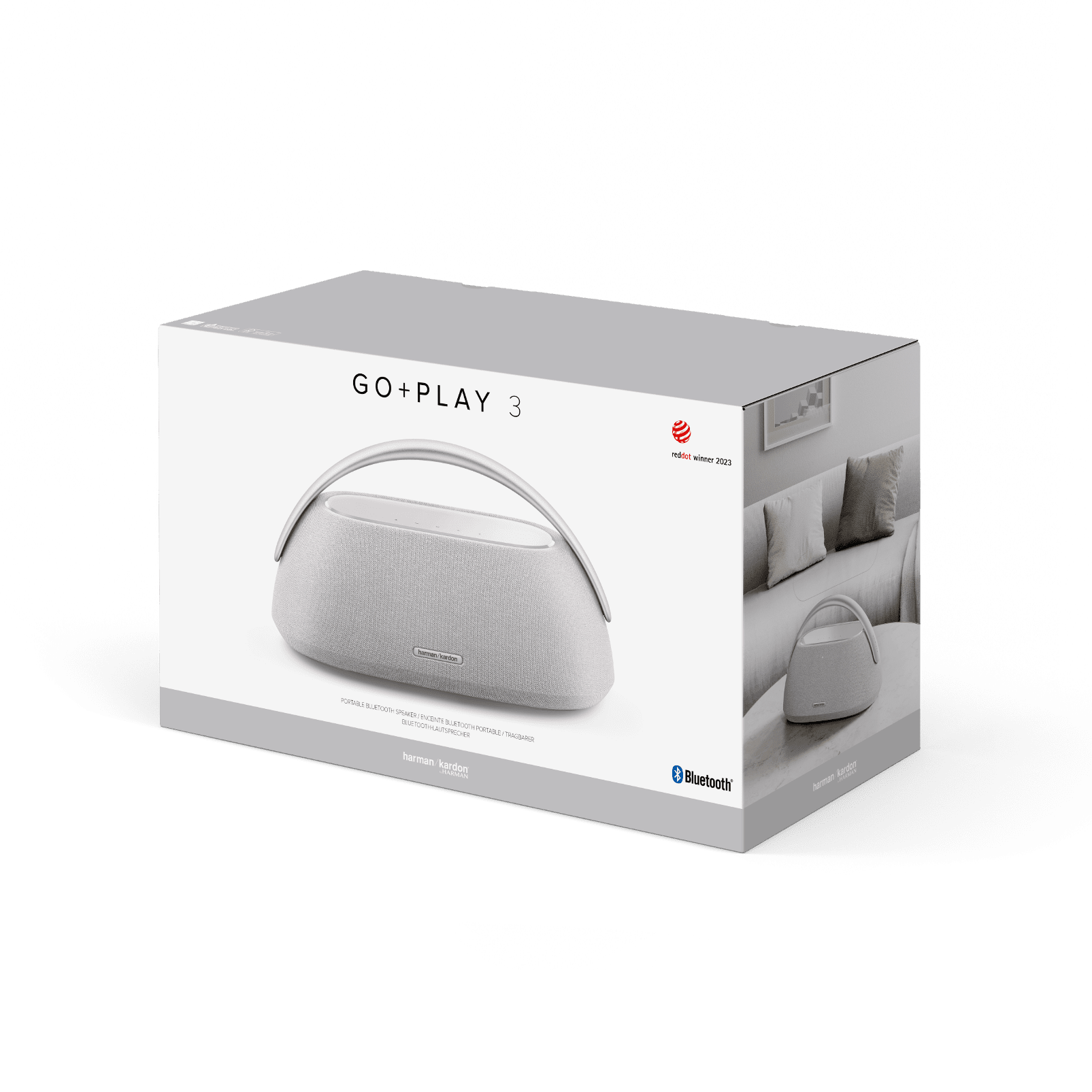 Parlante Inalambrico Harman Kardon GO + PLAY 3 Gris - Bestmart