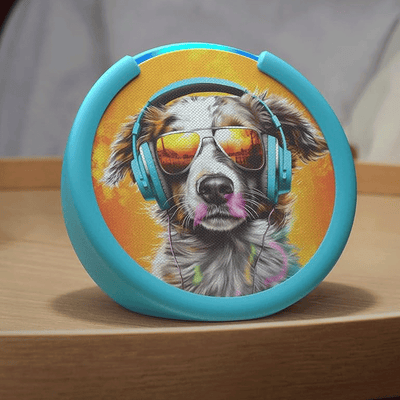 Parlante Inteligente Amazon Echo Pop Kids con Alexa Anthro Pup para Niños - Bestmart
