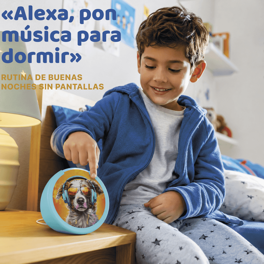 Parlante Inteligente Amazon Echo Pop Kids con Alexa Anthro Pup para Niños - Bestmart