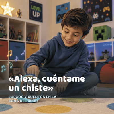 Parlante Inteligente Amazon Echo Pop Kids con Alexa Anthro Pup para Niños - Bestmart