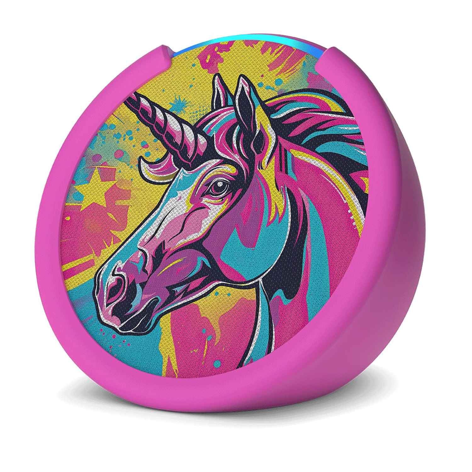 Parlante Inteligente Amazon Echo Pop Kids con Alexa Unicornio para Niños - Bestmart