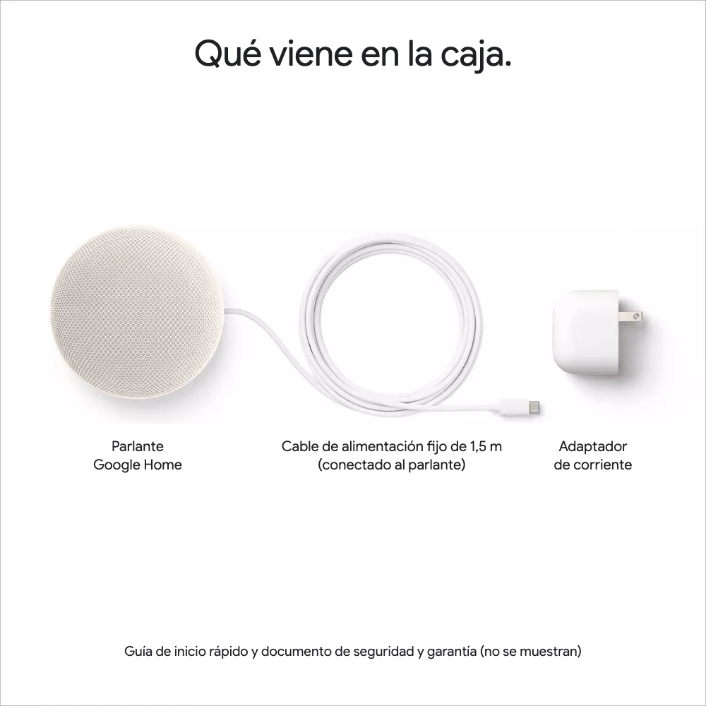 Parlante Inteligente Google Home Speaker con Gemini Gris Hazel - Bestmart