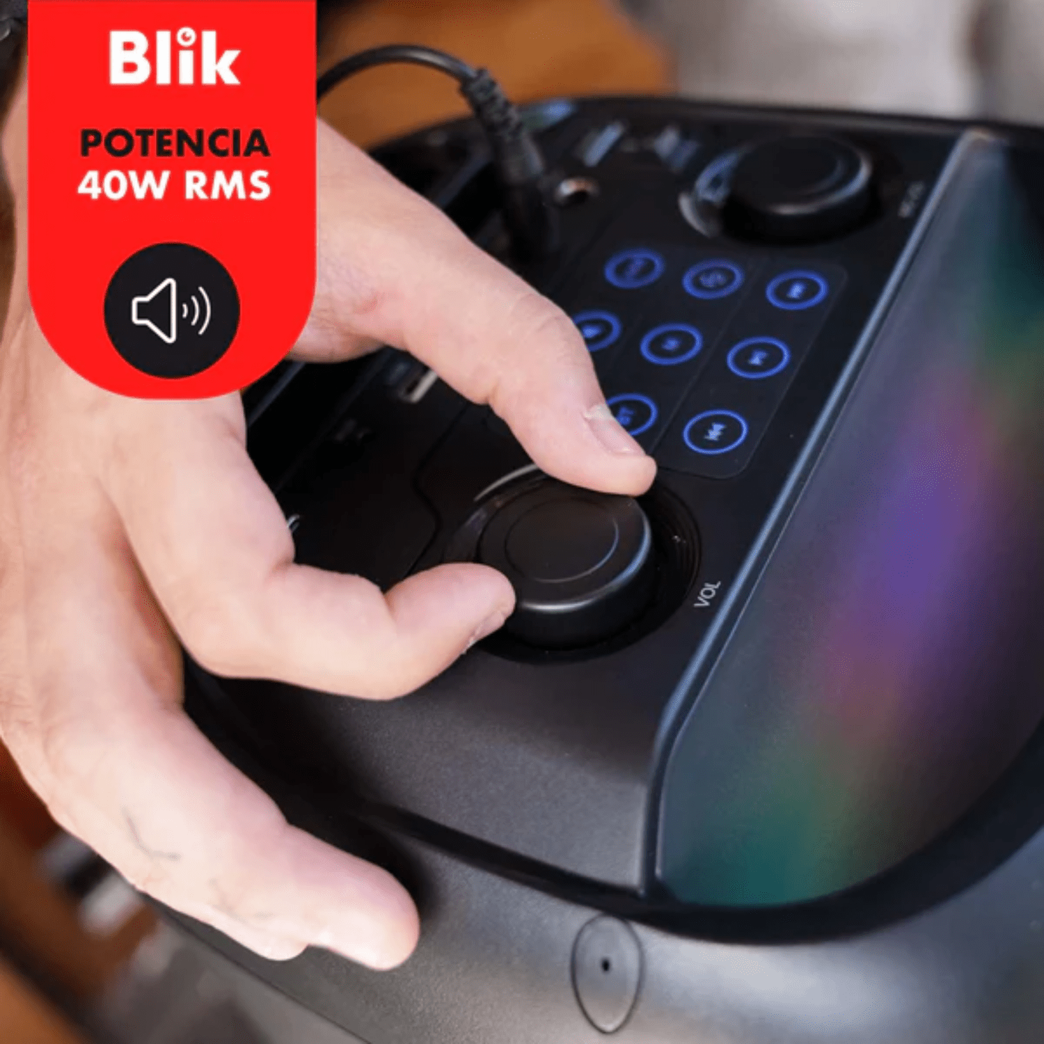 Parlante Karaoke Blik Lightmax6 - Bestmart