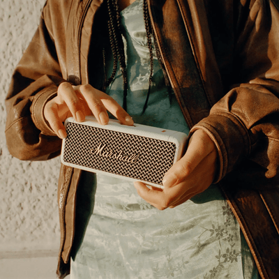 Parlante Marshall Bluetooth Portátil Emberton II - Blanco - Bestmart