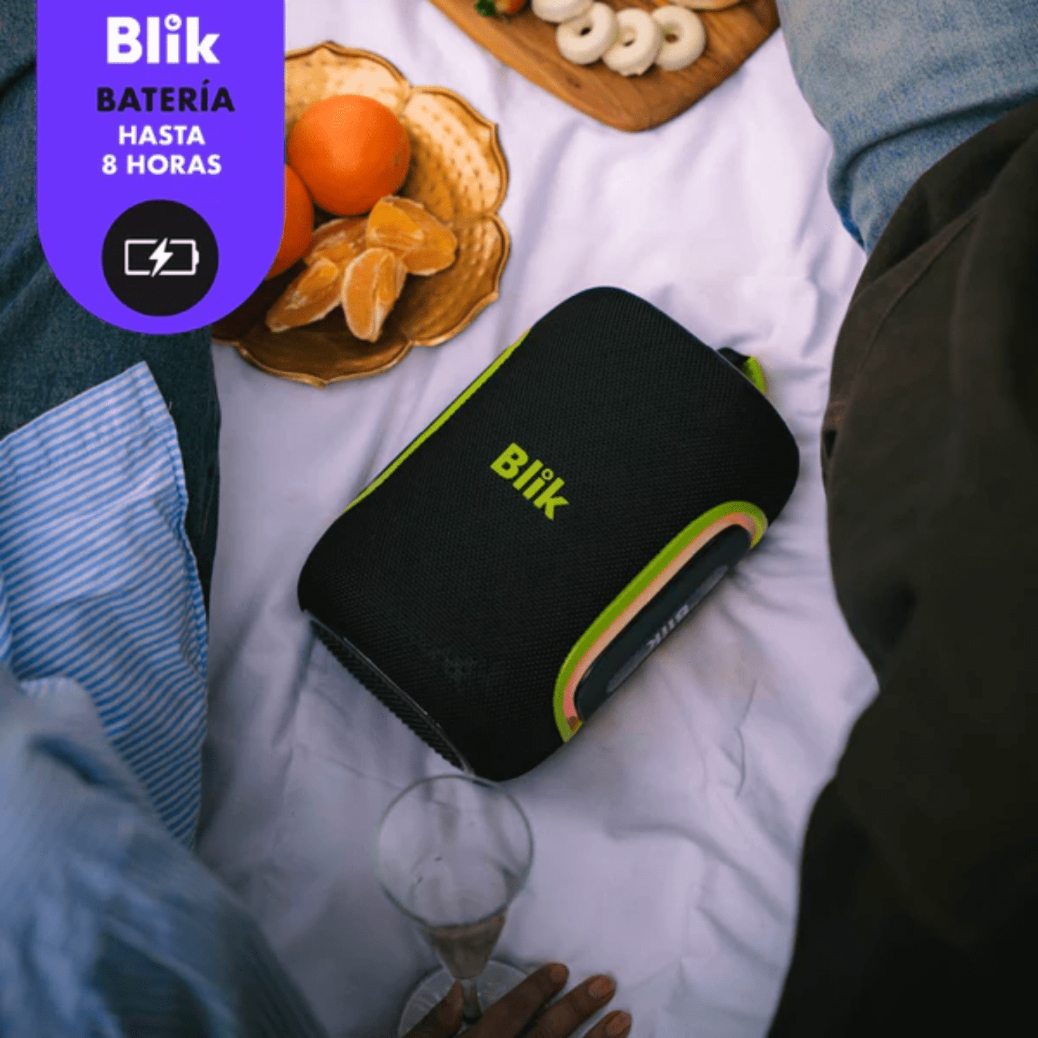 Parlante Portátil Bass Blik Hype - U3 - Bestmart