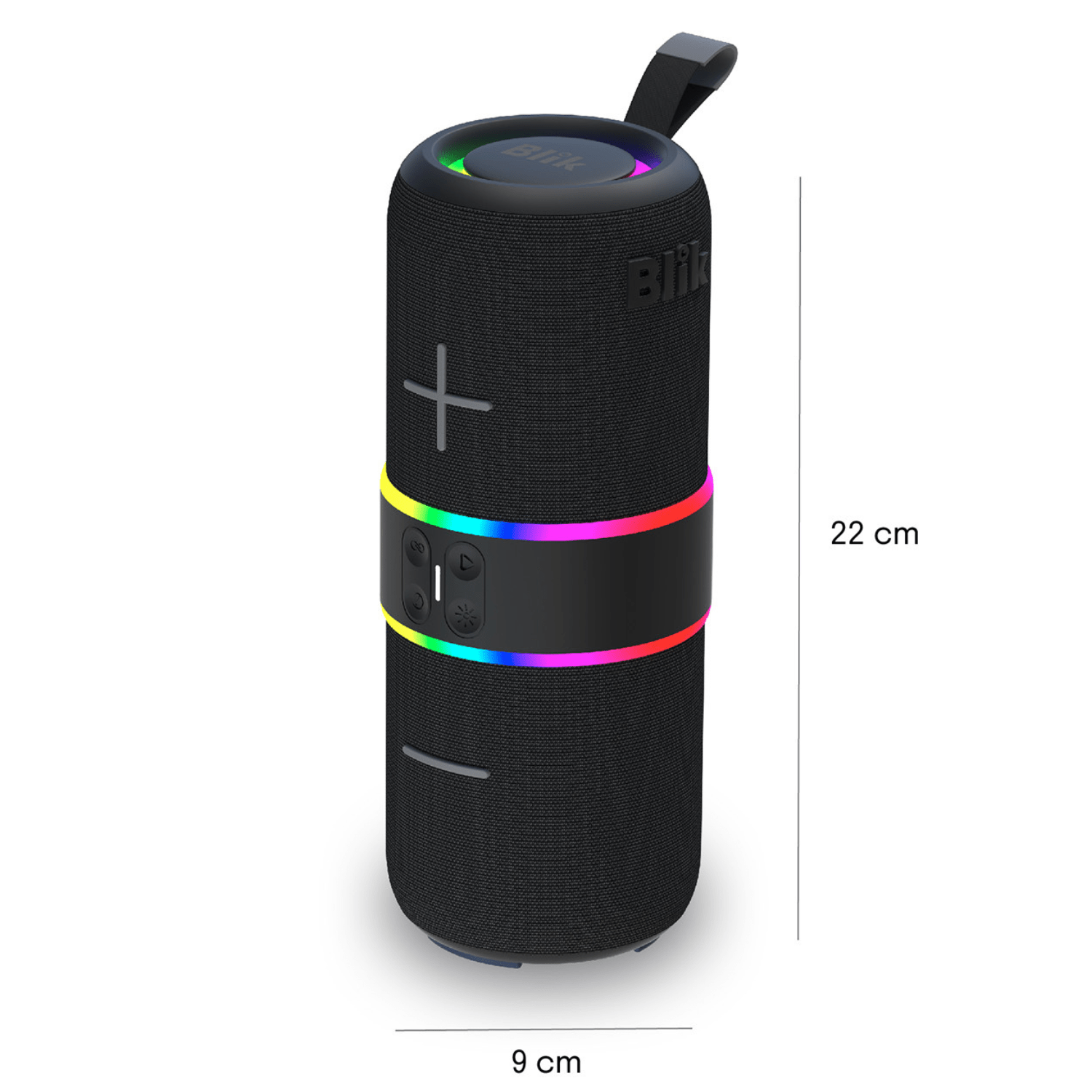 Parlante Portátil Blik Hype360 - Negro - Bestmart