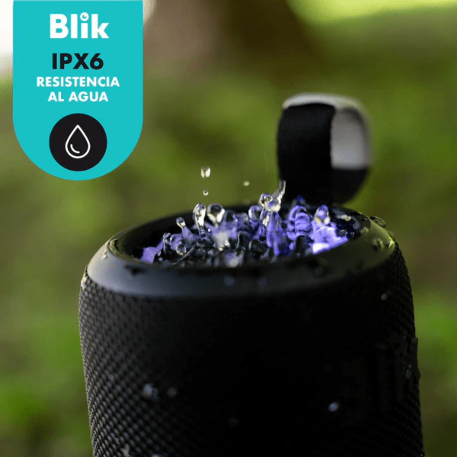 Parlante Portátil Blik Hype360 - Negro - Bestmart