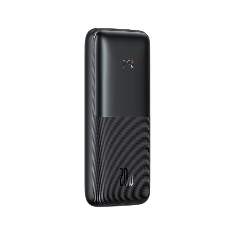 Power Bank Baseus Bipow Pro con Pantalla Digital Carga Rápida 10.000mAh 20W Negro - Bestmart