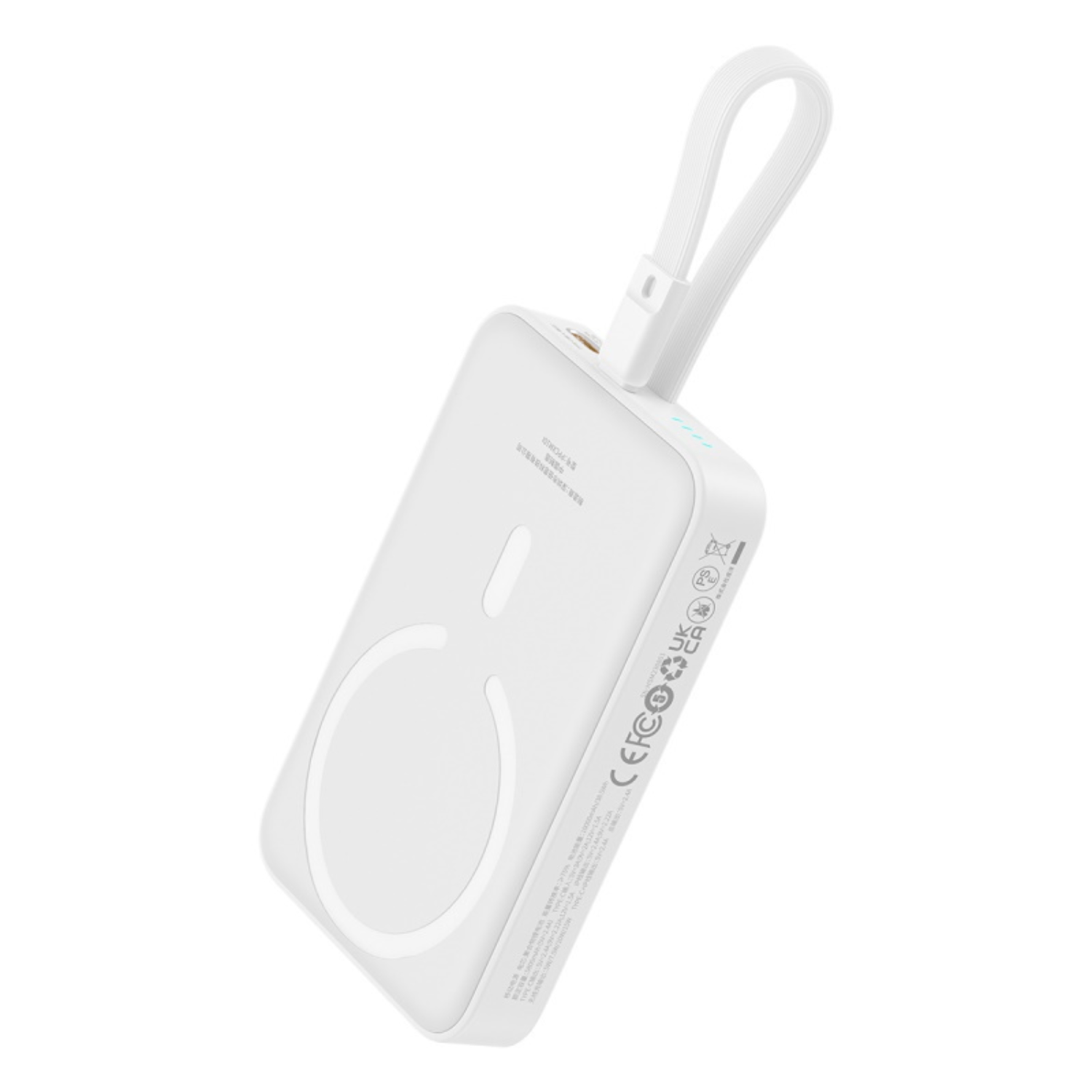 Power Bank Baseus Magnético Mini 10000mAh 20W MagSafe Edición Lightning Blanco - Bestmart