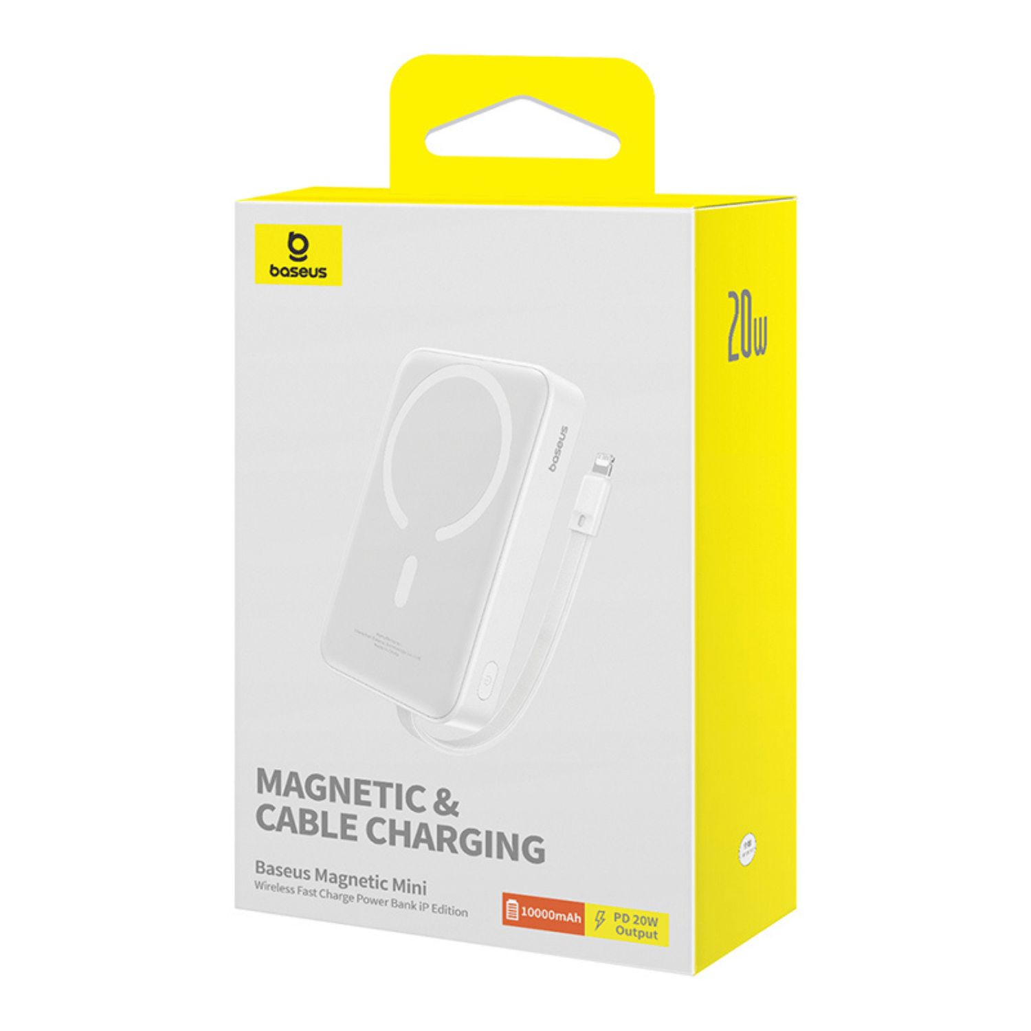 Power Bank Baseus Magnético Mini 10000mAh 20W MagSafe Edición Lightning Blanco - Bestmart