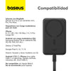 Power Bank Baseus Magnético Mini Carga Rápida Inalámbrica 30W 10000mAh Edición Tipo C Negro - Bestmart