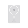 Power Bank Baseus MagPro 5000mAh Carga Rápida Inalámbrica PD 20W Con Soporte Magnético Blanco - Bestmart
