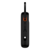 Power Bank Baseus Qpow2 con Pantalla Digital y Cables Lightning y Tipo - C Carga Rápida 10.000mAh 22.5W Negro - Bestmart