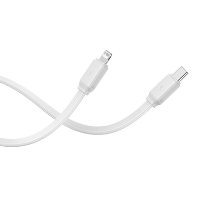 Power Bank Baseus Qpow2 con Pantalla Digital y Cables Lightning y Tipo - C Carga Rápida 20.000mAh 22.5W Blanco - Bestmart