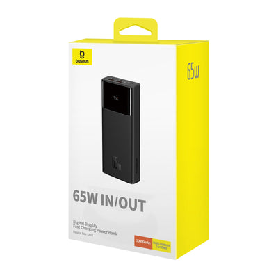 Power Bank Baseus Star-Lord compatible con Macbook Tablet - Carga Rápida 20.000mAh 65W - Negro (Open Box) - Bestmart