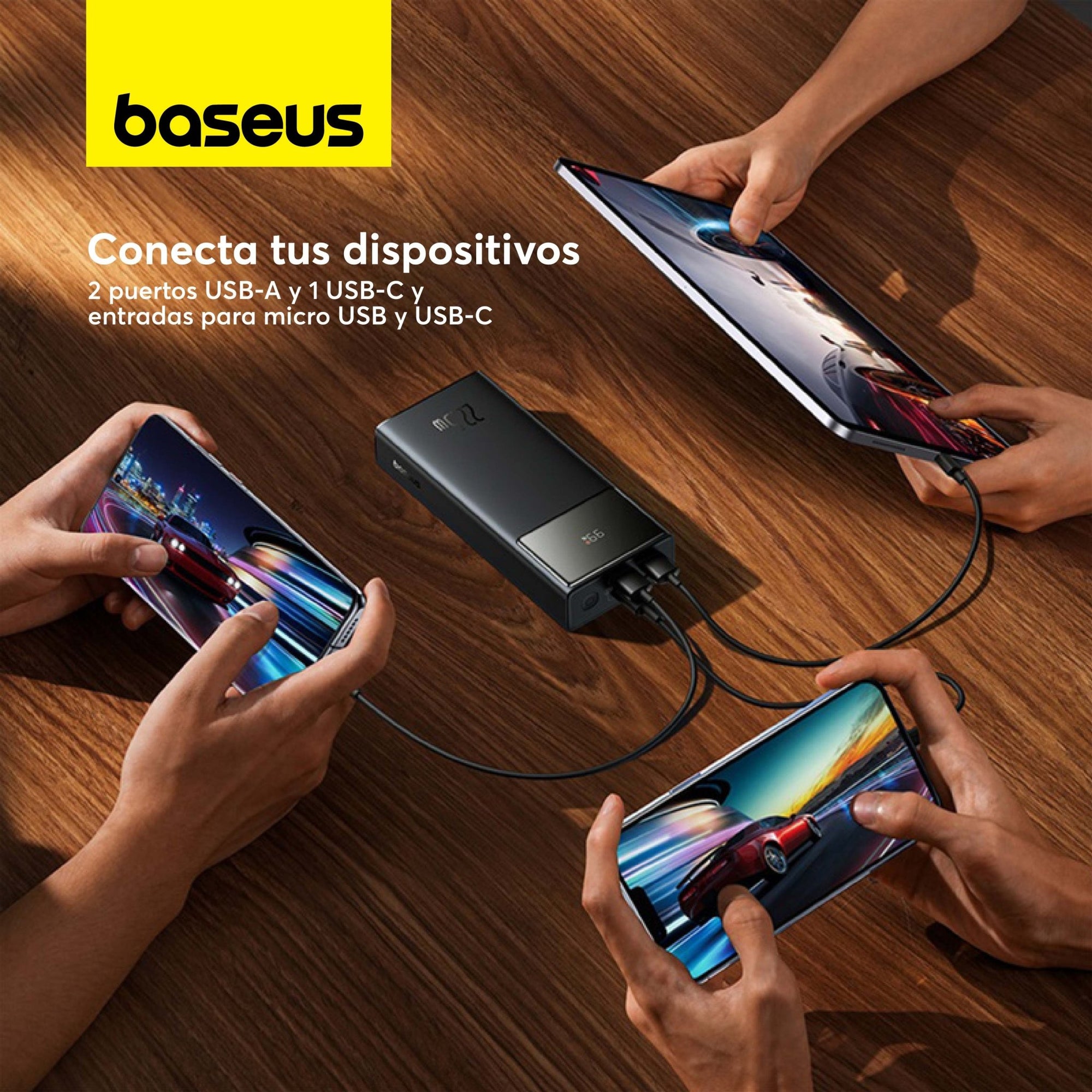 Power Bank Baseus Star - Lord con Pantalla Digital Carga Rápida 10.000mAh 22.5W Negro - Bestmart